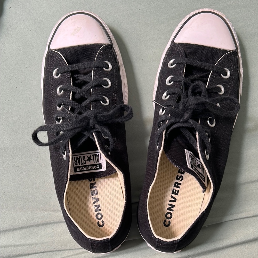 Platform low top converse